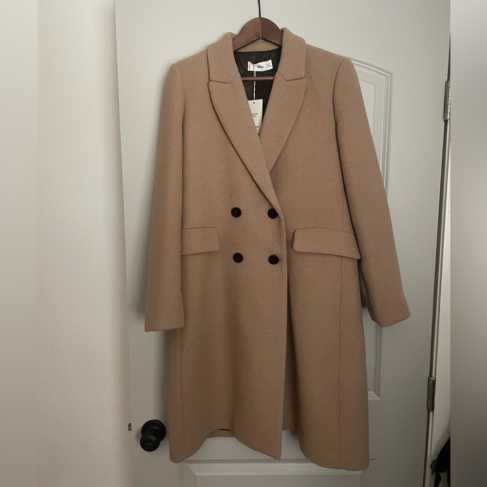 New with Tags Mango Wool Coat